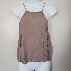 Brandy Melville One Size Mauve Taupe Sleeveless Blouse Tank Top